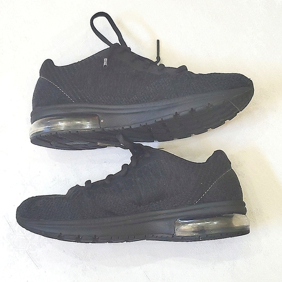 Black Lace Up Skechers Shoes Women's Size 6 (See Note) SN 179050TX - Picture 4 of 10